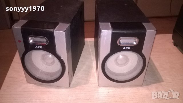 aeg 2бр тонколони 20х15х11см-внос швеицария, снимка 3 - Тонколони - 24751473