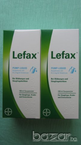 ЛЕФАКС 100мл - LEFAX Pump Liquid 100 ml - чисто нови капки против колики за бебета