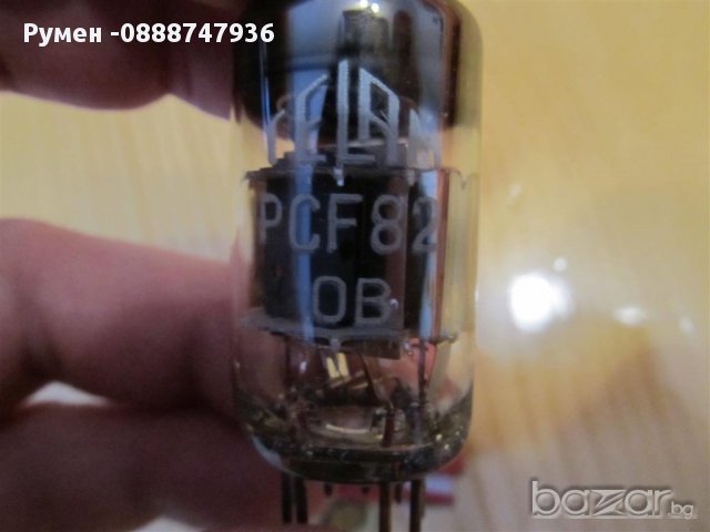 Радио лампа, радио лампи PCF82 - Unitra - нова , снимка 2 - Аудиосистеми - 12947539