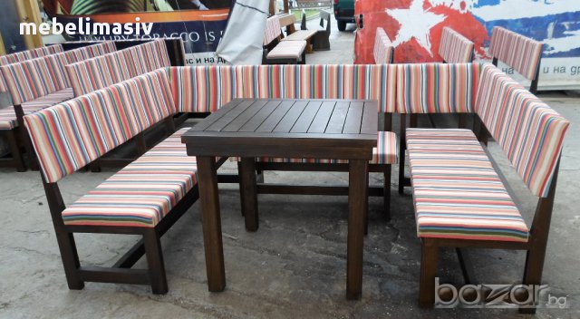 Мебели за заведения,маси и пейки,столове и сепарета, снимка 3 - Обзавеждане за заведение - 10363910