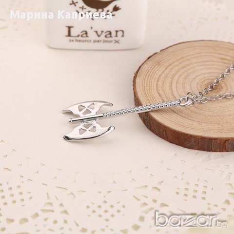 Колие "Lord of the rings" - Брадва /К-49/, снимка 2 - Колиета, медальони, синджири - 15180267