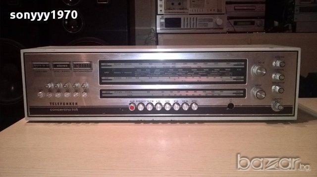Telefunken concertino 201v-stereo receiver-внос швеицария