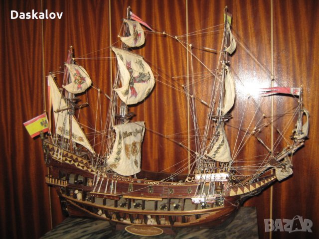 Продавам дървен макет на кораб , снимка 5 - Декорация за дома - 26142635