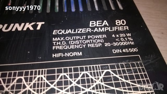 blaupunкt bea80 amplifier/equalizer-made in japan-внос швеицария, снимка 7 - Аксесоари и консумативи - 21763647