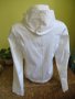 Maria, памучно бяло яке с качулка, 38-36, снимка 3