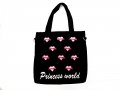 Спортна дамска чанта с две дръжки "Розови сърца", снимка 2