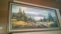 картина с рамка-внос швеицария-111х51см, снимка 6