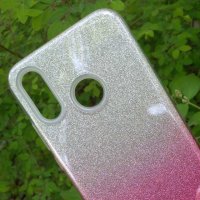 Калъф, кейс, гръб за Huawei P20 Lite - силиконов луксозен брокат, снимка 2 - Калъфи, кейсове - 21624584