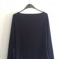 Елегантна черна блуза, снимка 6 - Блузи с дълъг ръкав и пуловери - 24300427