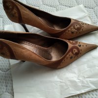 Обувки естествена кожа, снимка 6 - Дамски обувки на ток - 23122747