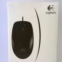 Нова мишка Logitech B100 на USB, снимка 1 - Клавиатури и мишки - 22183585