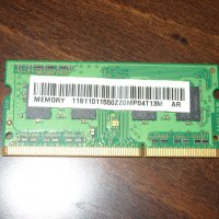 SODIMM памет Samsung 1GB DDR3, снимка 2 - Части за лаптопи - 25647374