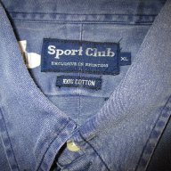 мъжка риза - тип дънкова тъмно синя размер XL, снимка 4 - Ризи - 15509109