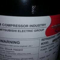 Хладилен компресор Mitsubishi-Siam 10 KW, снимка 5 - Други машини и части - 22703047