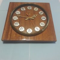 Ретро стенен часовник-Янтар , снимка 3 - Антикварни и старинни предмети - 24301565