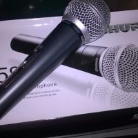 shure sm58-microphone-комплект с кабел и кутия, снимка 4 - Микрофони - 19748335