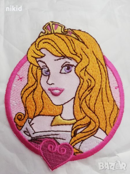 Принцеса Аврора картинка апликация за дреха дрехи самозалепваща се, снимка 1