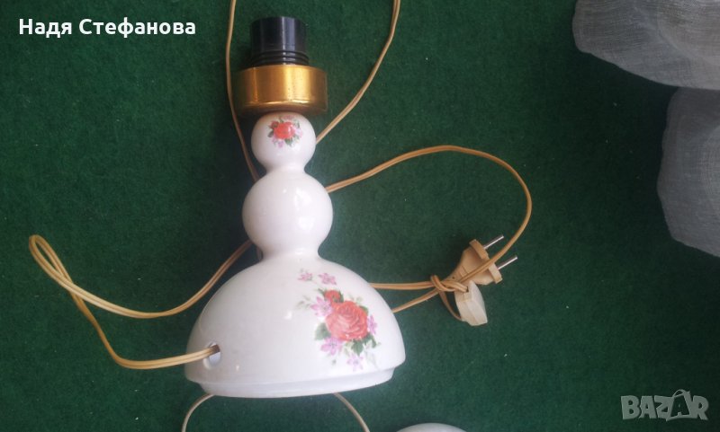  Настолна лампа- порцелан без абажури, снимка 1