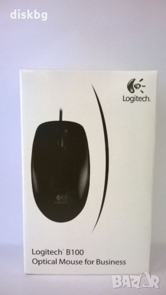 Нова мишка Logitech B100 на USB, снимка 1