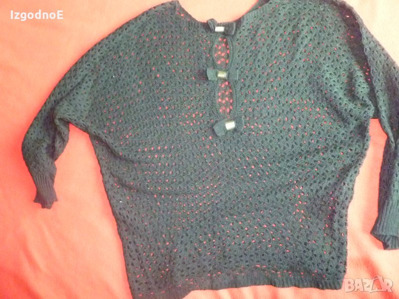 Пуловер на едри дупки / туника / блуза тип мрежа - 2, снимка 1