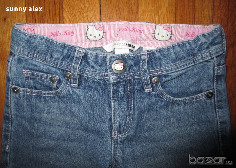 Страхотни дънки Hello Kitty на H&M + подарък , снимка 1