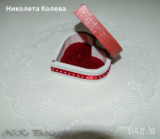 Малка кутийка за бижута или поднасяне на подарък, снимка 3 - Други - 24048206