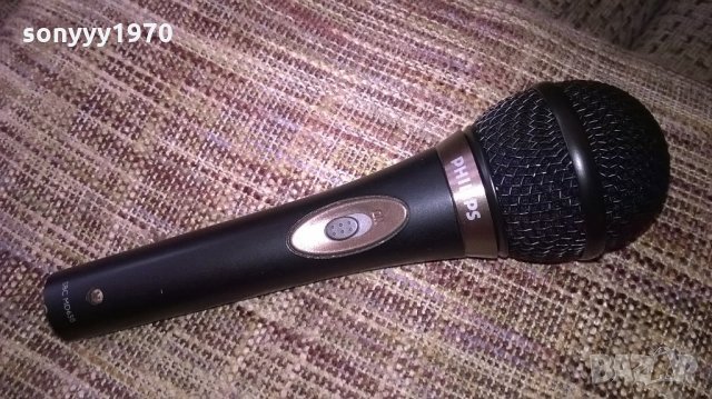philips-profi microphone-метален-жичен-внос швеицария, снимка 2 - Микрофони - 22245232