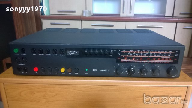 braun regie 450 ch-stereo receiver-нов внос швеицария