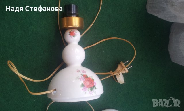  Настолна лампа- порцелан без абажури, снимка 1