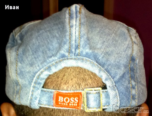 Дънкена шапка "Hugo Boss", снимка 4 - Шапки - 12716969