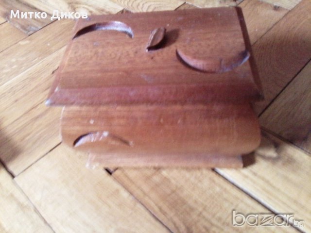 дървена кутия за бижута ръчна изработка, снимка 2 - Декорация за дома - 18477471