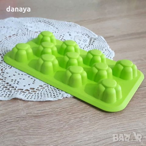 Форми за лед цветя 11 гнезда