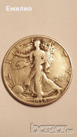 Rare 1938-D 50 Cents USA Value $150, снимка 3 - Нумизматика и бонистика - 19840117