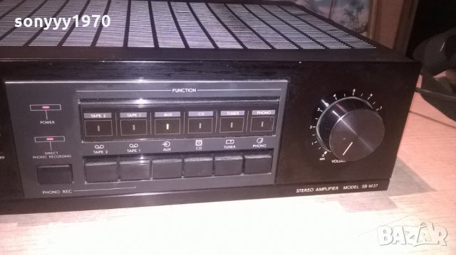 toshiba sb-m37 stereo amplifier-made in japan-внос швеция, снимка 7 - Ресийвъри, усилватели, смесителни пултове - 25392056