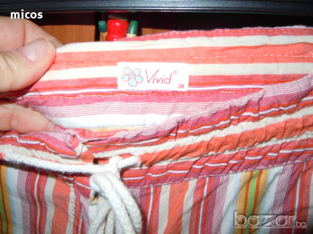 Vivid -Марков летен панталон, страхотна кройка, снимка 8 - Панталони - 11144128