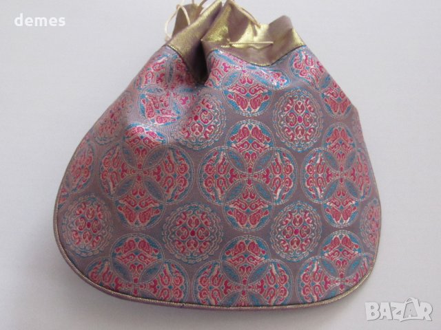 Традиционна торбичка тип пунгия от плат DELL от Монголия-13, снимка 3 - Други - 23441806