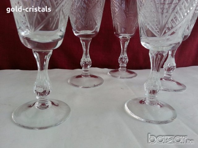  кристални чаши за вино ракия уиски коняк , снимка 18 - Чаши - 20115055