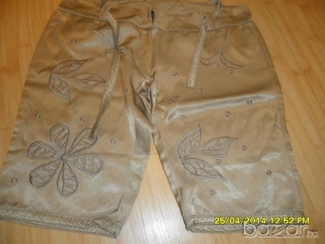 Панталони къси сатенени, снимка 4 - Къси панталони и бермуди - 7912879