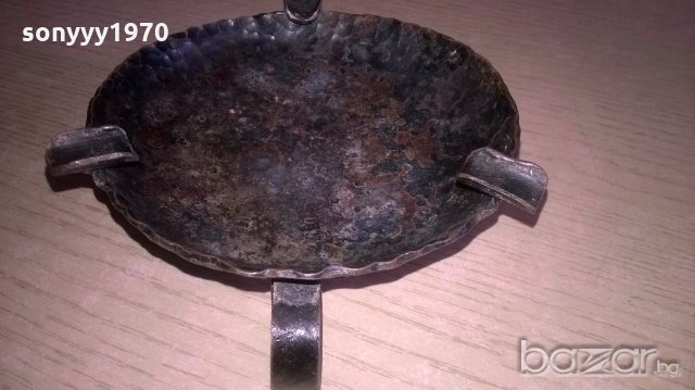 пепелник от ковано желязо-14см, снимка 6 - Антикварни и старинни предмети - 18225149
