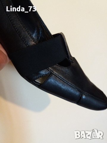 Дам.обувки-"HÖGL"-/ест.кожа/-№39-40,цвят-черни. Закупени от Австрия., снимка 8 - Дамски обувки на ток - 22386669