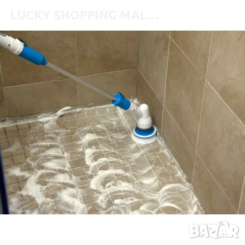 Електрическа четка за почистване на баня Spin Scrubber, снимка 11 - Парочистачки и Водоструйки - 24197953