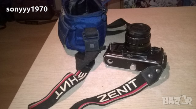 zenit-made in russia-фотоапарат с обектив-внос швеция, снимка 15 - Фотоапарати - 25390790
