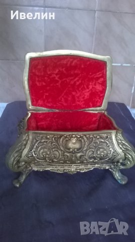стара барокова кутия за бижута, снимка 6 - Антикварни и старинни предмети - 23809276