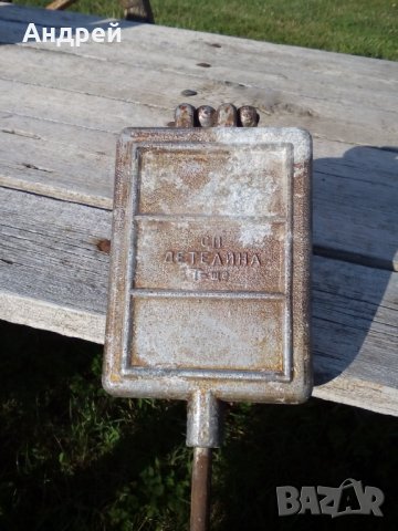 Стар уред за печене на сладки #2, снимка 4 - Антикварни и старинни предмети - 26095836