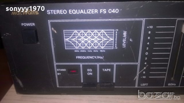 macwatts fs-c40 stereo equalizer-внос швеицария, снимка 7 - Ресийвъри, усилватели, смесителни пултове - 19857749