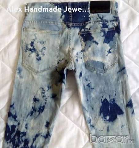 Lab industries избелени дънки, снимка 6 - Дънки - 18249237