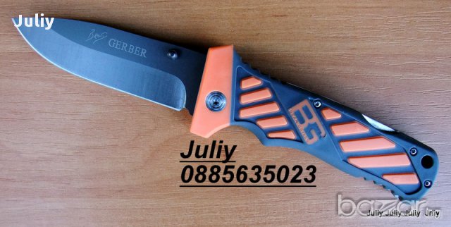 Сгъваем нож Gerber - BG Compact, снимка 15 - Ножове - 13074185