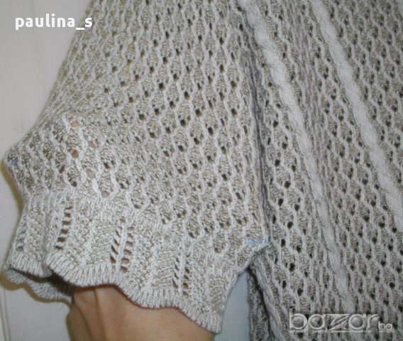 Памучна блуза / плетена дантела / голям размер / хипоалергична, снимка 4 - Корсети, бюстиета, топове - 14467160