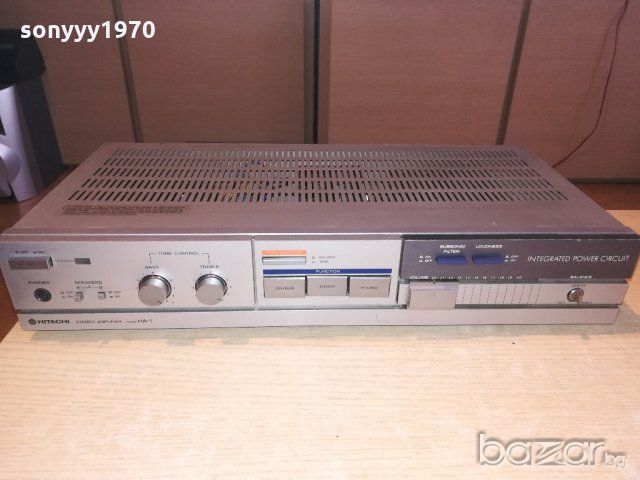 hitachi ha-1 amplifier-made in japan-внос франция, снимка 8 - Ресийвъри, усилватели, смесителни пултове - 20834647