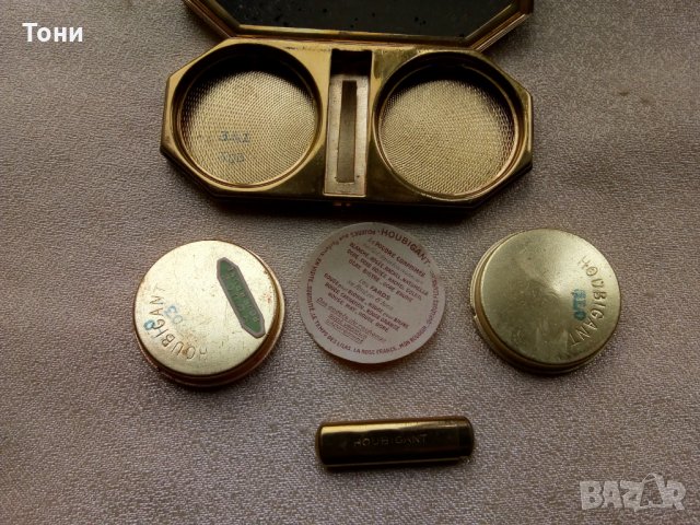 Houbigant секни ,пудриера 1900 - 1920 г , снимка 4 - Антикварни и старинни предмети - 23166459